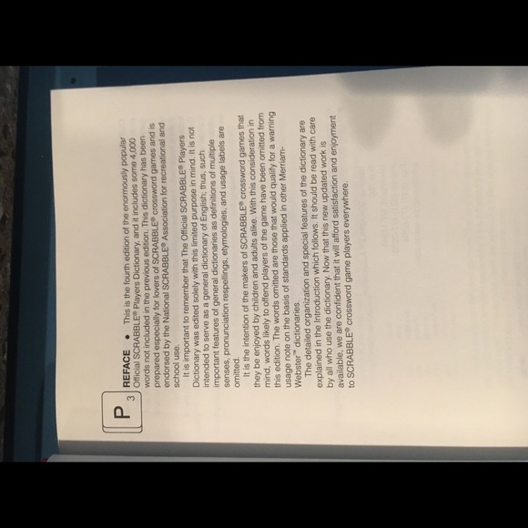 The Official Scrabble Players Dictionary - Picture 9 of 9